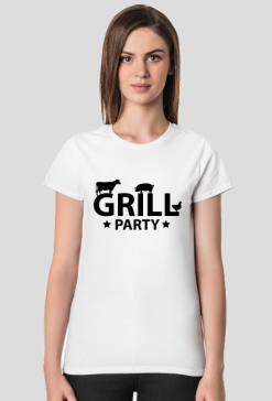 Koszulka damska jasna - Grill party