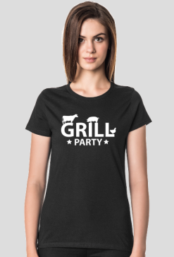 Koszulka damska ciemna - Grill party