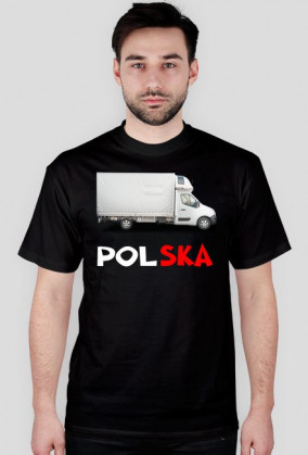 Koszulka Polska Czarna