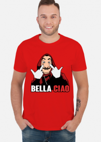 Bella Ciao Dom z Papieru koszulka męska