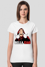 Bella Ciao Dom z Papieru koszulka damska