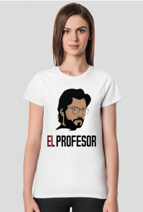 El Profesor Dom z Papieru koszulka damska