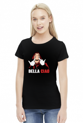Bella Ciao Dom z Papieru koszulka damska