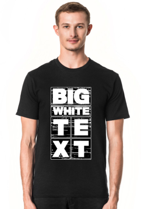 Big White Text T-Shirt 2.1 C/M