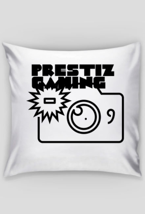 Poszewka na poduszke PRESTIZGAMING Aparat BIała