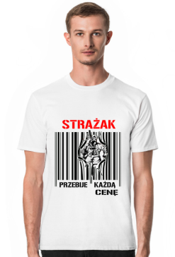 STRAŻAK PRZEBIJE KAŻDĄ CENĘ (biały kolor) | Fire-Shop