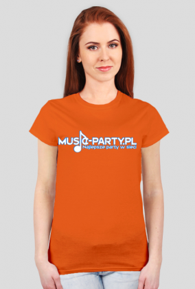 Koszulka Czarna Damska Music-Party