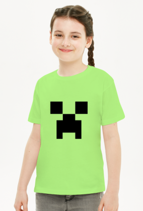 Koszulka Dziewczynka Minecraft Creeper Aww Man
