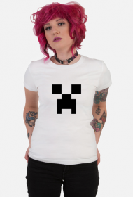 Koszulka Damska Minecraft Creeper Aww Man
