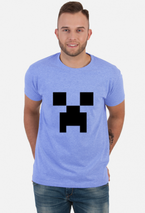 Koszulka Męska Minecraft Creeper Aww Man