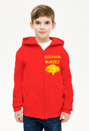 Bluza zapinana czer/nieb