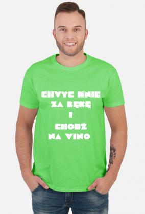 Chwyć za rękę tshirt męski