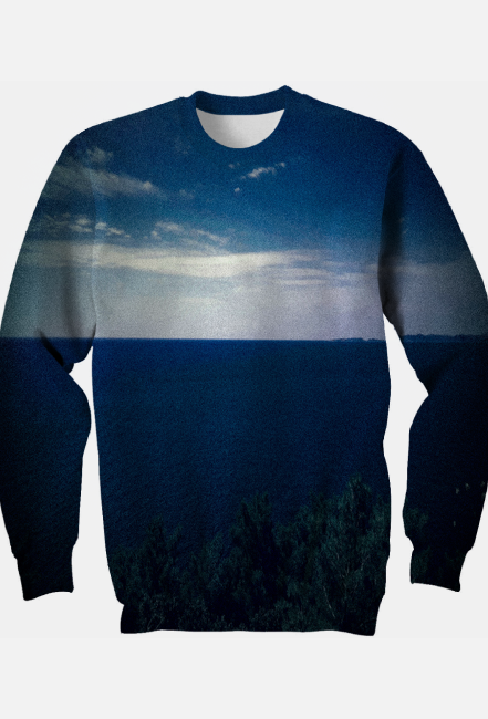 Morkie widoki bluza bez kaptura fullprint