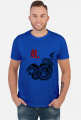 Asian Dragon Black męska koszulka