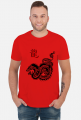 Asian Dragon Black męska koszulka