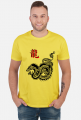 Asian Dragon Black męska koszulka
