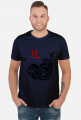 Asian Dragon Black męska koszulka