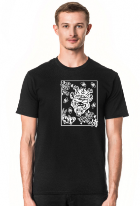 koszulka plecy japonia samurai kanji streetwear