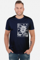 koszulka plecy japonia samurai kanji streetwear