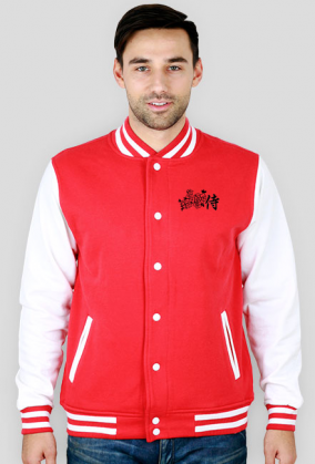 bluza baseballówka japonia samurai kanji streetwear