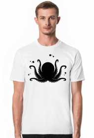 Koszulka męska jasna - Ośmiornica