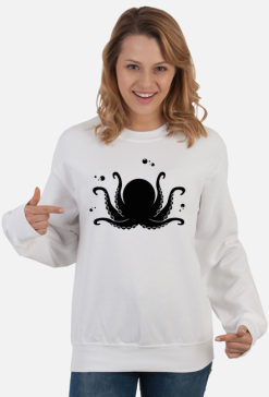 Bluza damska jasna - Ośmiornica