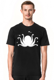 Koszulka męska ciemna - Ośmiornica