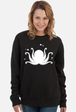 Bluza damska ciemna - Ośmiornica