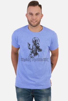 Iron Maiden Logo with Eddie / Man