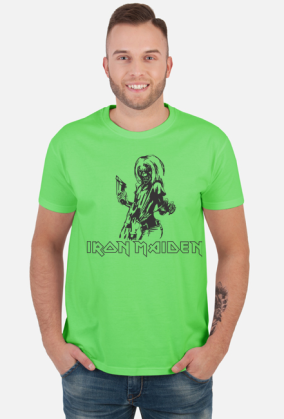 Iron Maiden Logo with Eddie / Man