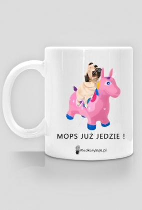 Kubek Mops już jedzie ! mama