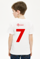 Koszulka #DawajPOLSKA dziecięca biała