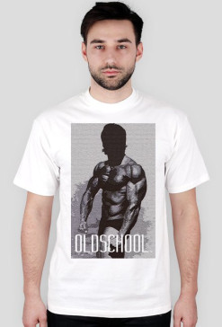 T-SHIRT " OLDSCHOOL " white