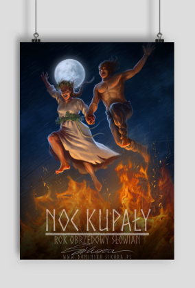 NOC KUPAŁY Plakat A2