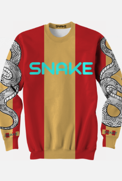 Bluza Snake (Klasyczny Wzór z kolorami Snake)