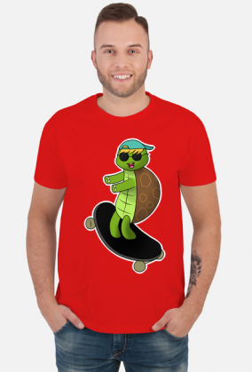 Koszulka "Zolf na deskorolce"