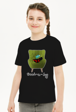 Koszulka dziewczęca "Book-a-bug"