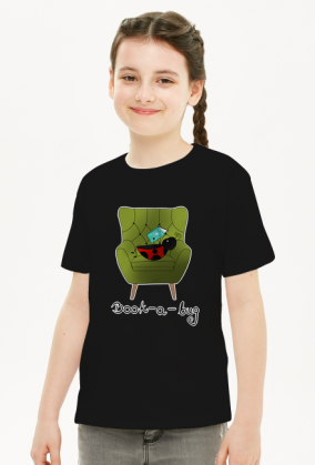 Koszulka dziewczęca "Book-a-bug"