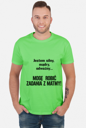 Jestem silny mądry odważny mogę robić zadania z matmy