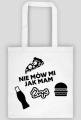 Torba na zakupy jasna - Nie mów mi jak mam żryć
