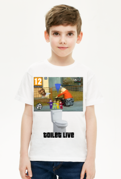 Grand Theft Toilet Koszulka kids