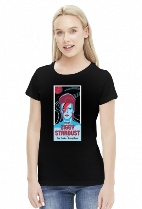Ziggy Stardust David Bowie koszulka damska