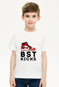 KOSZULKA DZIECIĘCA BIAŁA BST KICKS