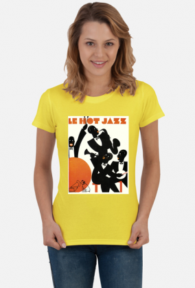 Le hot jazz koszulka damska