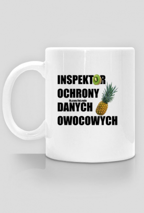 Inspektor ochrony danych osobowych (kubek lewe ucho)