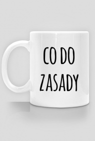 co do zasady kubek