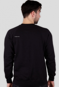 Sweatshirt Man Przepraszam, spieszę się Black