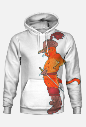 Bluza z kapturem Kot w butach Odstresowani