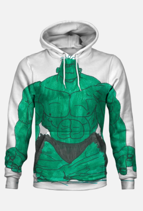 Bluza z kapturem Hulk Odstresowani