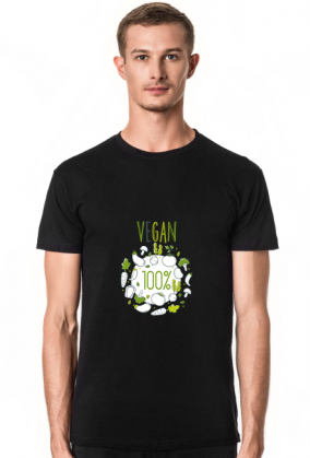 Vegan man koszulka